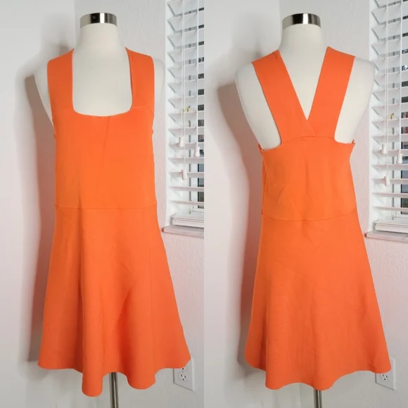 A.L.C. Ali Stretch Knit Dress In Guava L.